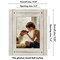 Americanflat Rustic Picture Frame - Modern Photo Frame for Unique Farmhouse Look - Polished Glass Cover - Hanging Hardware with Horizontal and Vertical Display - Includes Easel
